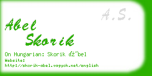 abel skorik business card
